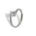Anello Solitario in Argento 925 con Zircone da 3mm